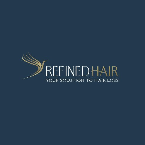 Refined Hair logo, your solution to hair loss