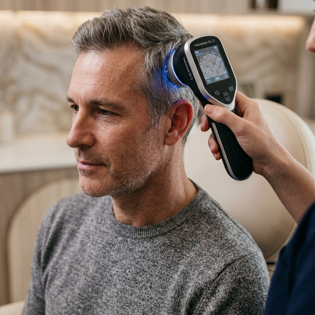 Scalp analysis and a guided plan