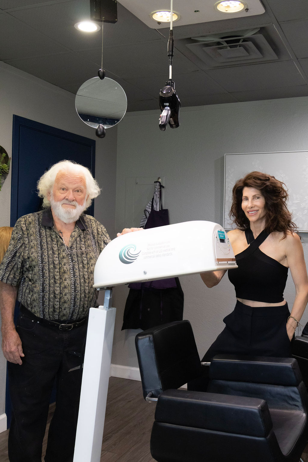 Clients in the Refined Hair studio